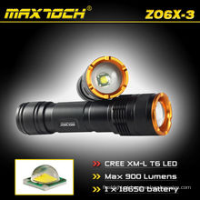 Maxtoch ZO6X-3 ajustável Cree T6 900LM lanterna Cree Zoom